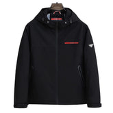 Prada Black Technical Hooded Jacket